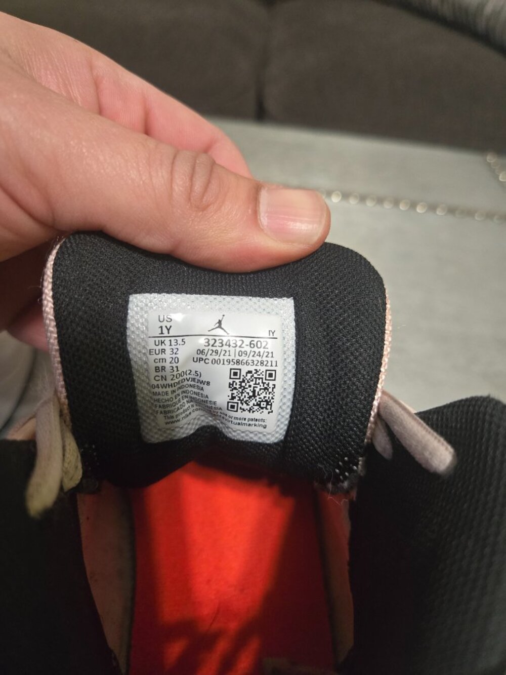 Jordan 6 Rings Atmosphere (GS) - Picture 4 of 4